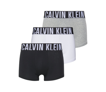 Men’s Calvin Klein Microfibre Trunks/Boxers/Underwear Black/White/Grey 3Pack Size S-XL